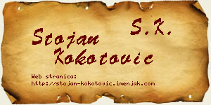 Stojan Kokotović vizit kartica
